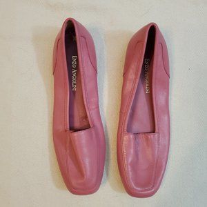 Pink Enzo Angiolini  leather loafers flats 6.5m